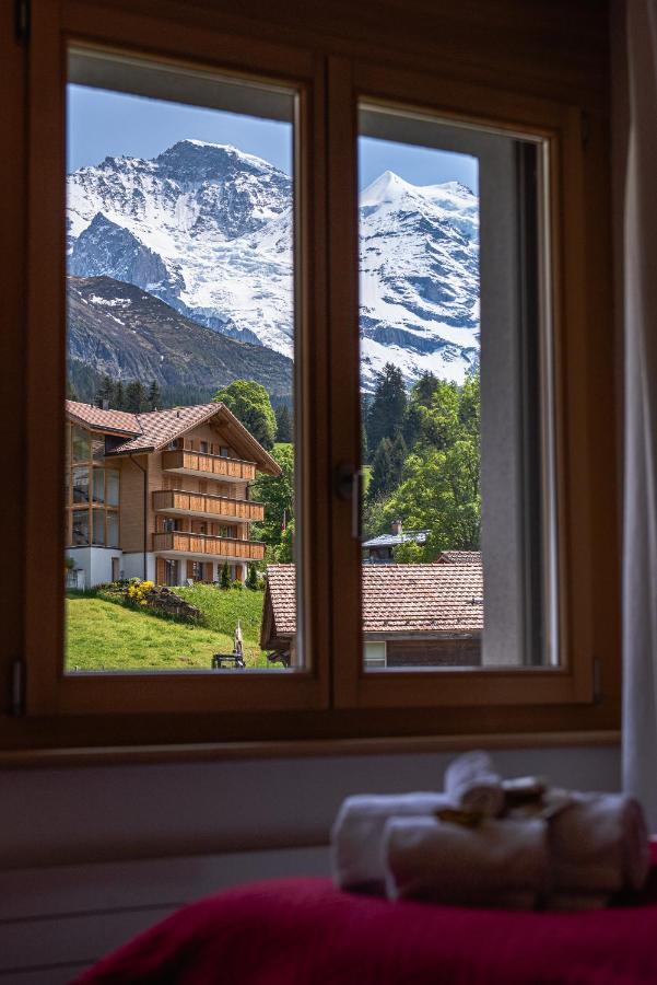 Chalet Bella Vista 4 Wengen Exterior foto